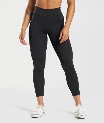 Dámské Legíny Gymshark Gs Power Original Černé | CZ 4075UZG